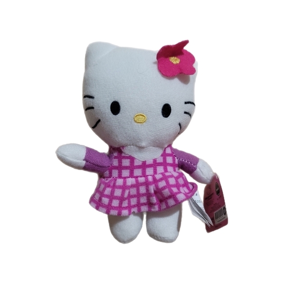 Sanrio Other - Sanrio Hello Kitty Plush 7" Stuffed Animal Pink Purple